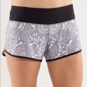 Lululemon Speed Shorts, Size 4